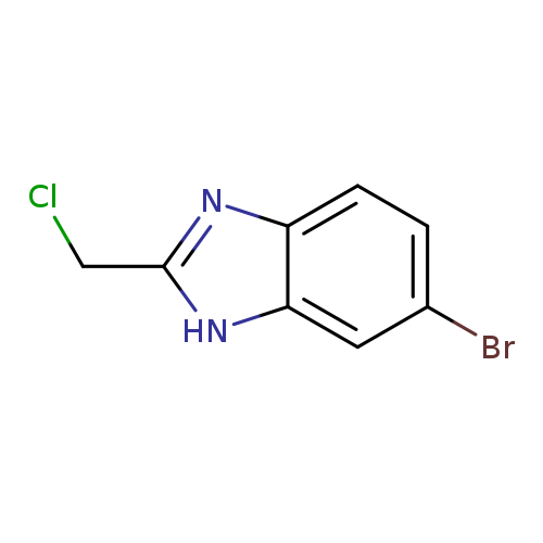 1H-BENZIMIDAZOLE, 6-BROMO-2-(CHLOROMETHYL)-