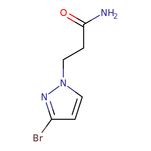 3-(3-bromo-1H-pyrazol-1-yl)propanamide