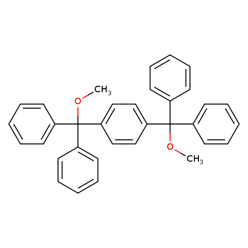 Benzene,1,4-bis(methoxydiphenylmethyl)-