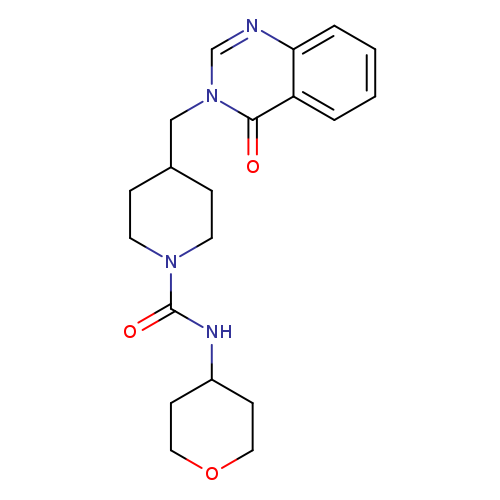 N-(oxan-4-yl)-4-[(4-oxo-3,4-dihydroquinazolin-3-yl)methyl]piperidine-1-carboxamide