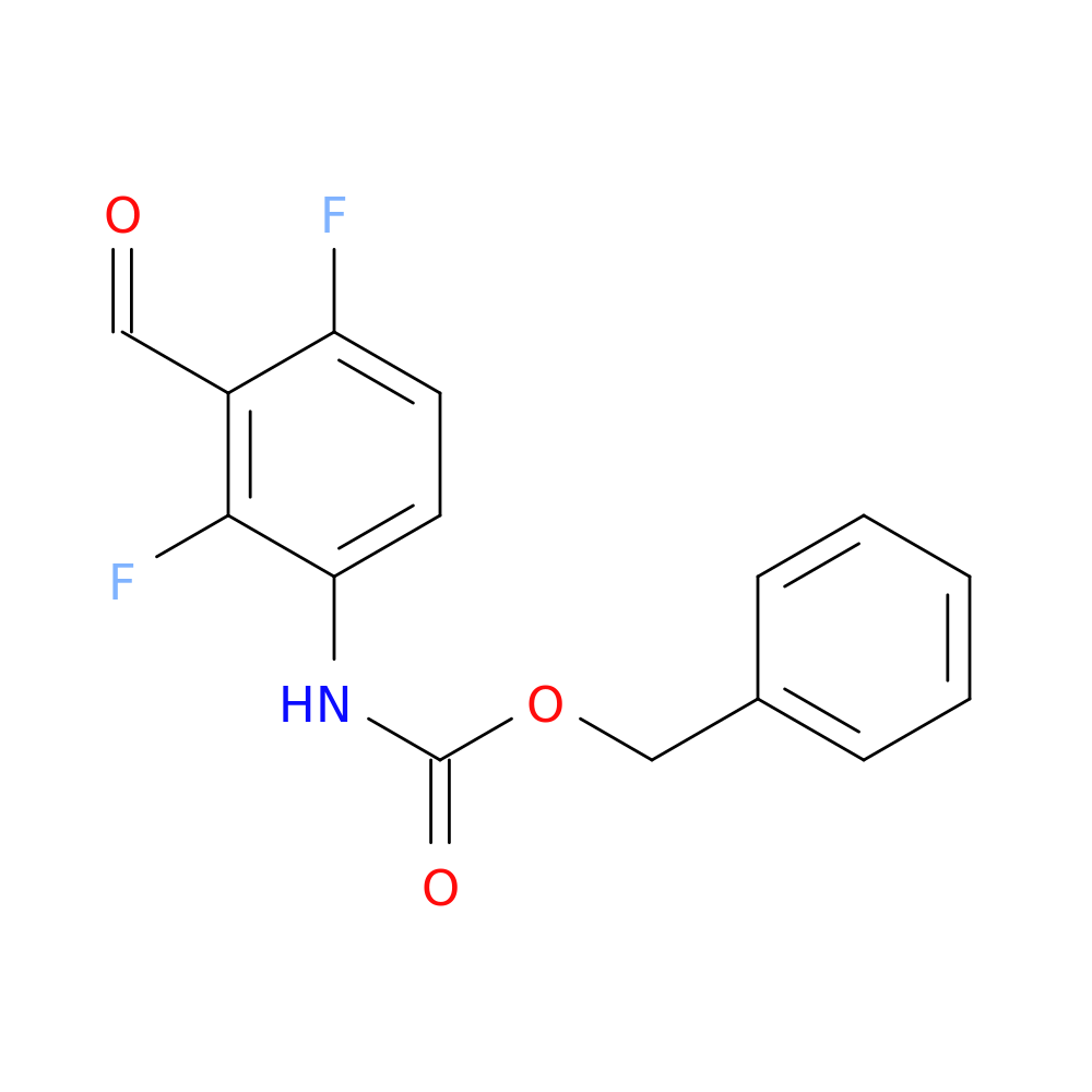 Benzyl (2,4-difluoro-3-formylphenyl)carbamate