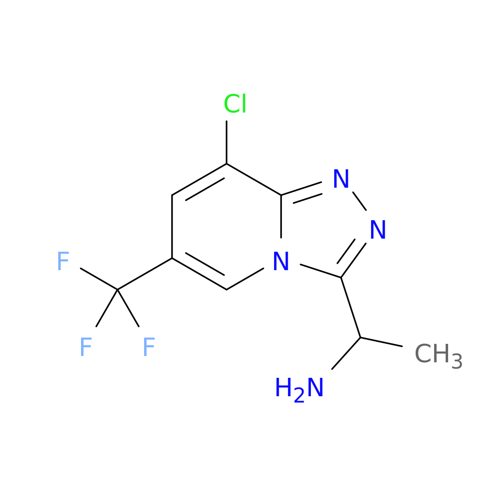 1-[8-chloro-6-(trifluoromethyl)-[1,2,4]triazolo[4,3-a]pyridin-3-yl]ethan-1-amine