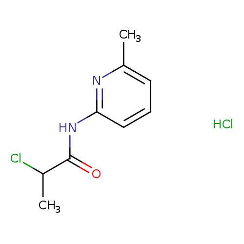 2-chloro-N-(6-methylpyridin-2-yl)propanamidehydrochloride