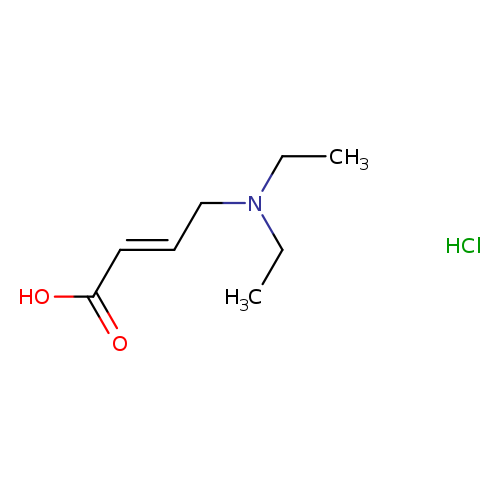 (2E)-4-(diethylamino)but-2-enoic acid hydrochloride