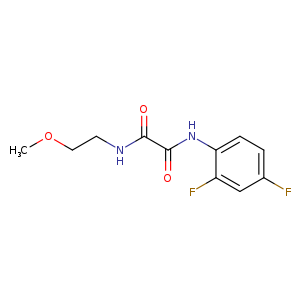 N'-(2,4-difluorophenyl)-N-(2-methoxyethyl)ethanediamide