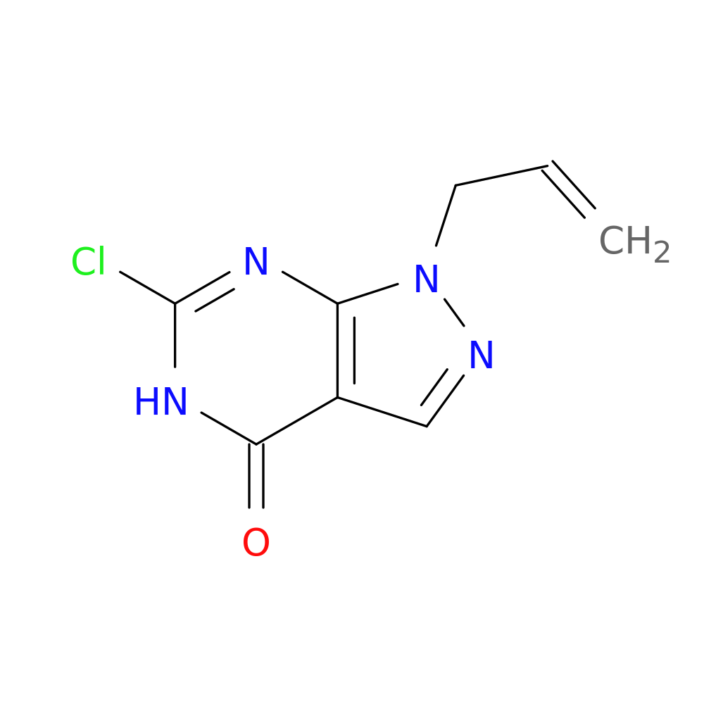 6-chloro-1-(prop-2-en-1-yl)-1H,4H,5H-pyrazolo[3,4-d]pyrimidin-4-one
