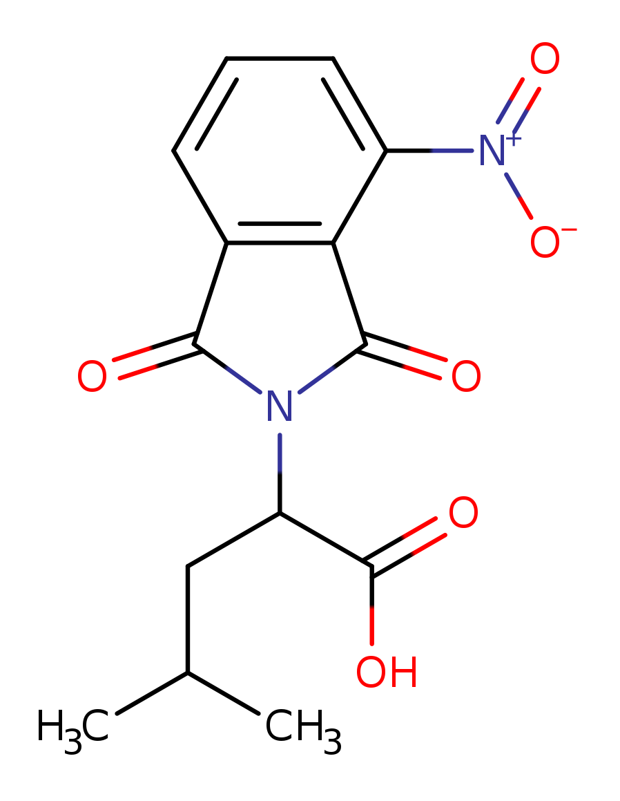 4-Methyl-2-(4-nitro-1,3-dioxoisoindolin-2-yl)pentanoic acid