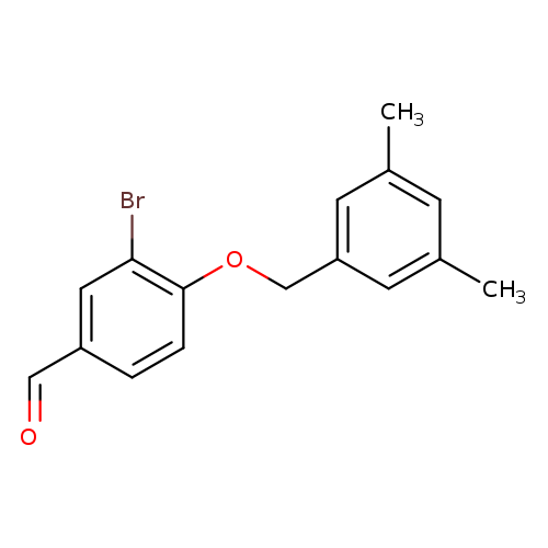 3-Bromo-4-((3,5-dimethylbenzyl)oxy)benzaldehyde