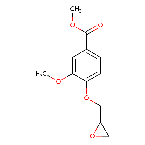 methyl 3-methoxy-4-[(oxiran-2-yl)methoxy]benzoate