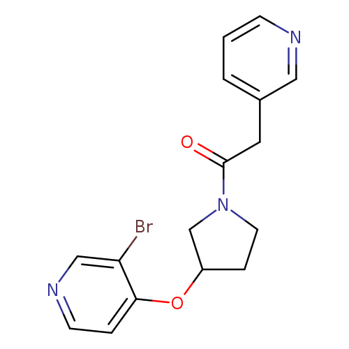 1-{3-[(3-bromopyridin-4-yl)oxy]pyrrolidin-1-yl}-2-(pyridin-3-yl)ethan-1-one