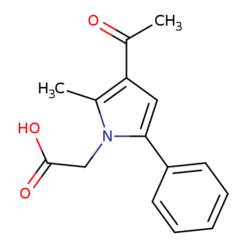(3-Acetyl-2-methyl-5-phenyl-1h-pyrrol-1-yl)acetic acid
