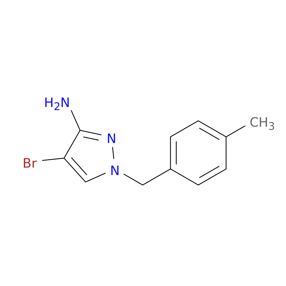 4-Bromo-1-(4-methylbenzyl)-1h-pyrazol-3-amine