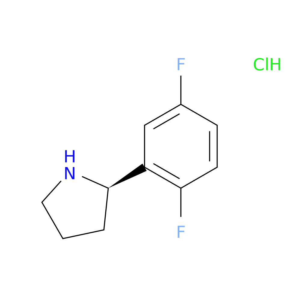 (R)-2-(2,5-Difluorophenyl)pyrrolidine hydrochloride