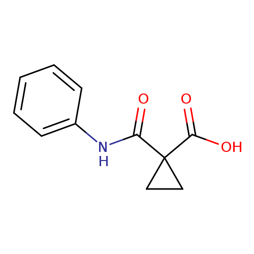 Cyclopropanecarboxylic acid, 1-[(phenylamino)carbonyl]-