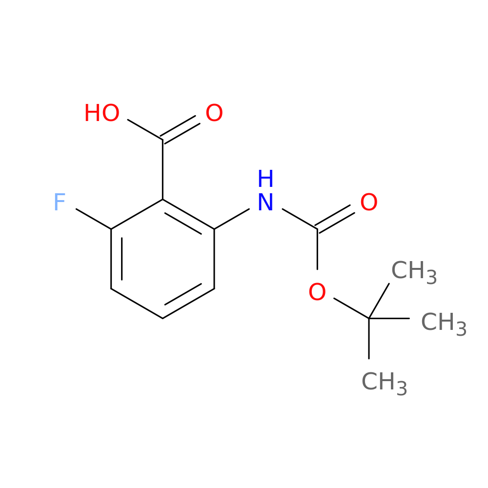 2-((tert-Butoxycarbonyl)amino)-6-fluorobenzoic acid