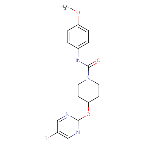4-[(5-bromopyrimidin-2-yl)oxy]-N-(4-methoxyphenyl)piperidine-1-carboxamide