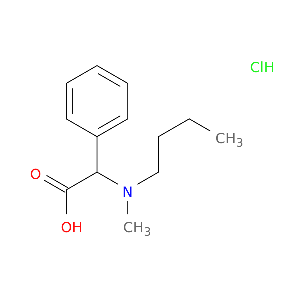 2-(Butyl(methyl)amino)-2-phenylacetic acid hydrochloride