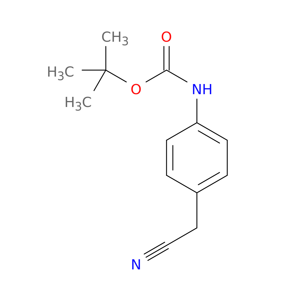 4-(N-BOC-Aminophenyl)acetonitrile