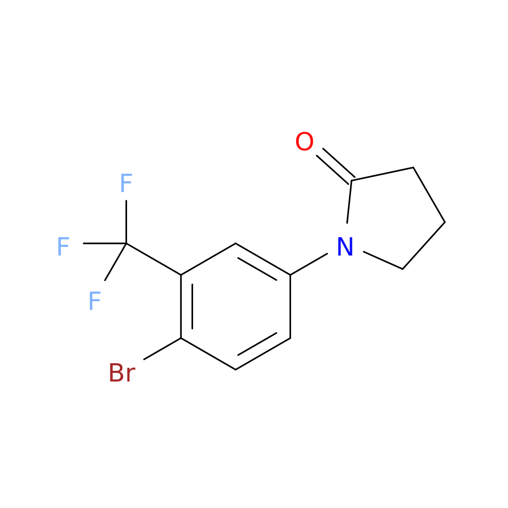 1-(4-Bromo-3-(trifluoromethyl)phenyl)pyrrolidin-2-one