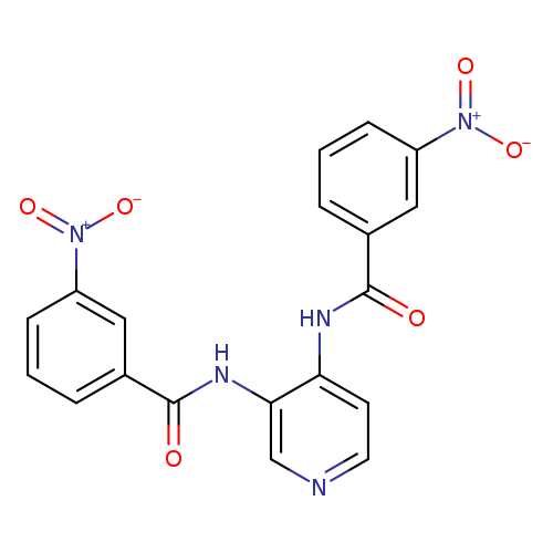 3-nitro-N-[4-(3-nitrobenzamido)pyridin-3-yl]benzamide
