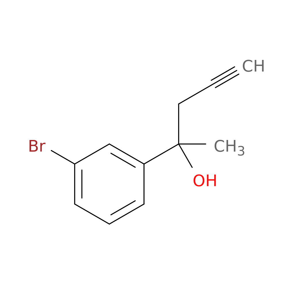 2-(3-Bromophenyl)-4-pentyn-2-ol