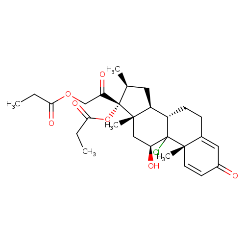(11β,16β)-9-Chloro-11-hydroxy-16-methyl-17,21-bis(1-oxopropoxy)pregna-1,4-diene-3,20-dione