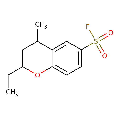 2-ethyl-4-methyl-3,4-dihydro-2H-1-benzopyran-6-sulfonylfluoride