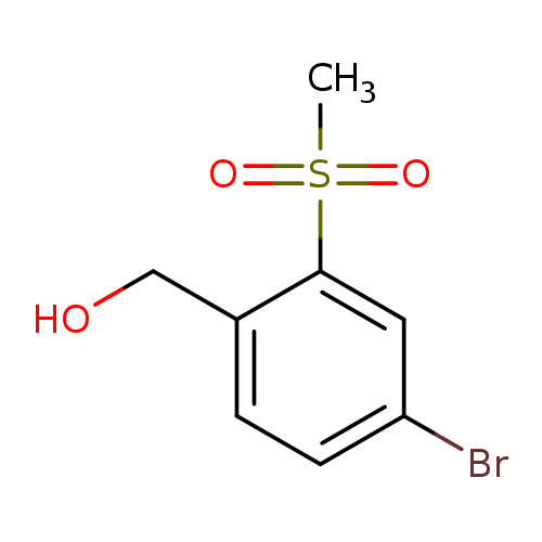 Benzenemethanol, 4-bromo-2-(methylsulfonyl)-