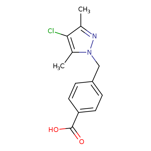 4-[(4-chloro-3,5-dimethyl-1H-pyrazol-1-yl)methyl]benzoic acid