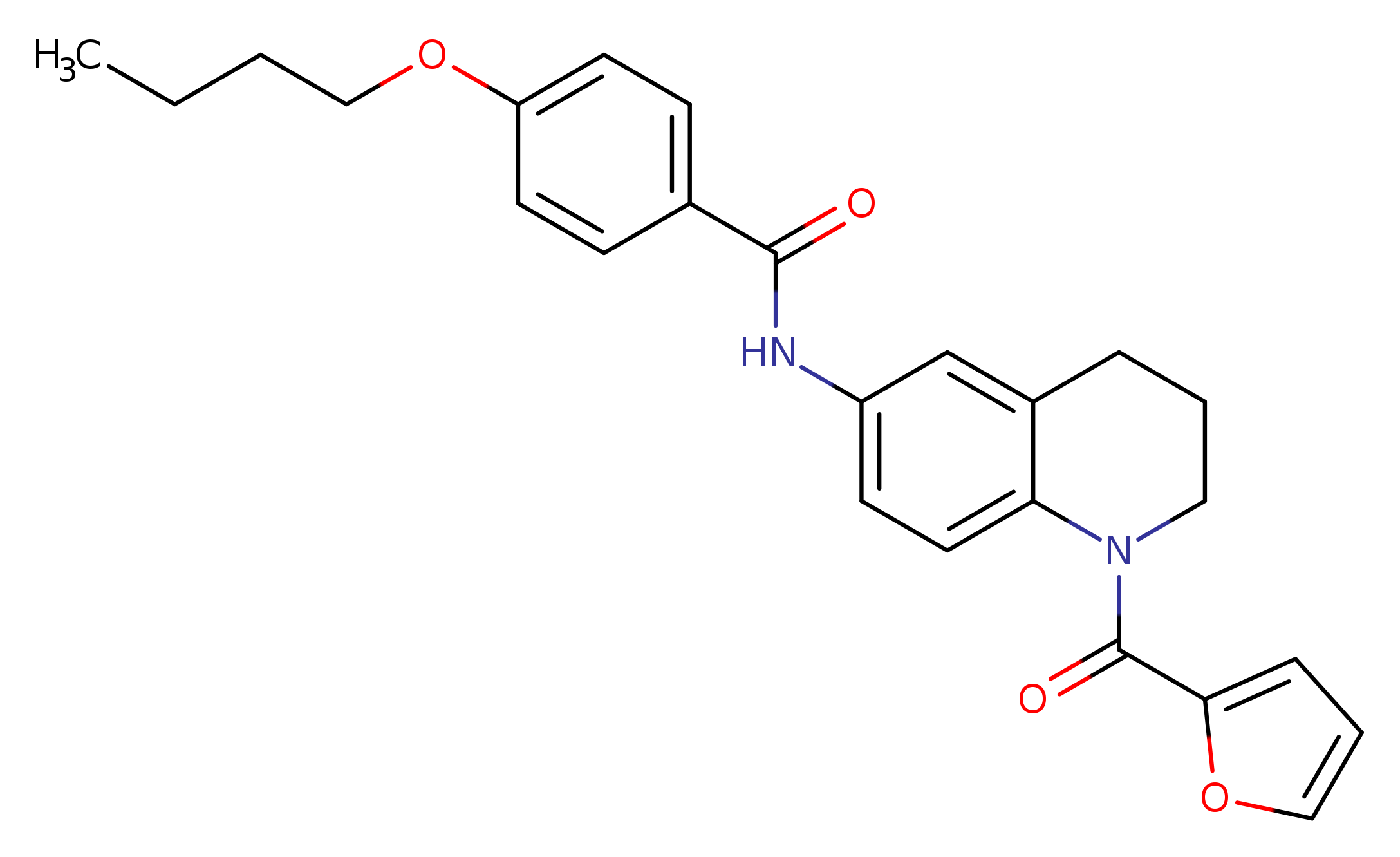 4-butoxy-N-[1-(furan-2-carbonyl)-1,2,3,4-tetrahydroquinolin-6-yl]benzamide