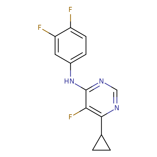 6-cyclopropyl-N-(3,4-difluorophenyl)-5-fluoropyrimidin-4-amine
