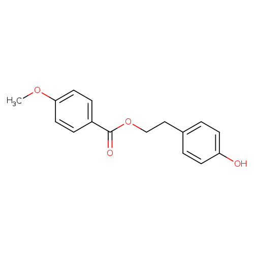 Benzoic acid, 4-methoxy-, 2-(4-hydroxyphenyl)ethyl ester