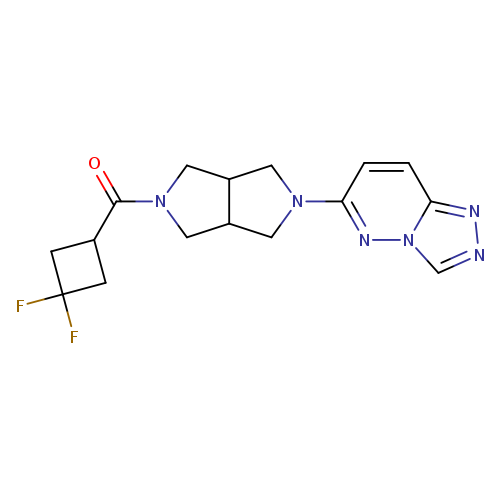 2-(3,3-difluorocyclobutanecarbonyl)-5-{[1,2,4]triazolo[4,3-b]pyridazin-6-yl}-octahydropyrrolo[3,4-c]pyrrole