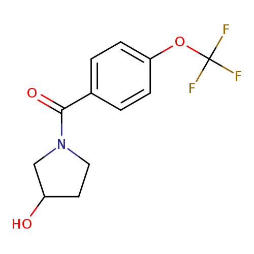 1-[4-(trifluoromethoxy)benzoyl]pyrrolidin-3-ol
