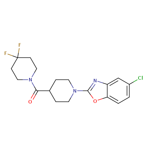 5-chloro-2-[4-(4,4-difluoropiperidine-1-carbonyl)piperidin-1-yl]-1,3-benzoxazole