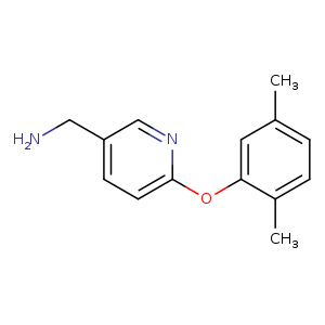 [6-(2,5-Dimethylphenoxy)pyridin-3-yl]methylamine
