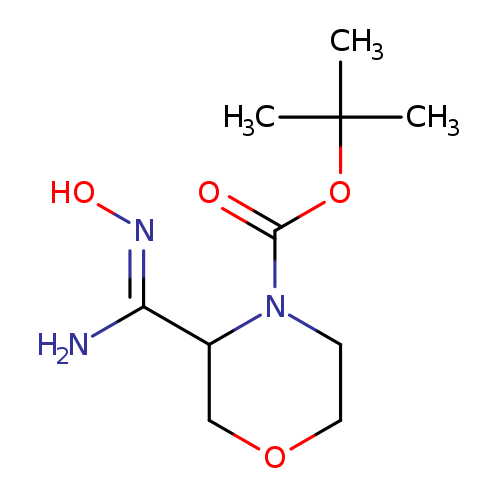 tert-butyl-3-(N'-hydroxycarbamimidoyl)morpholine-4-carboxylate