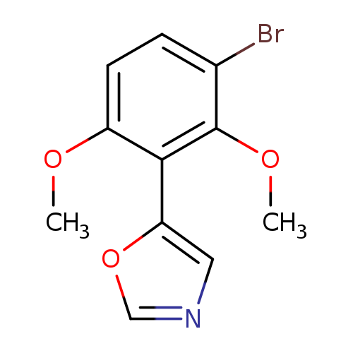 5-(3-bromo-2,6-dimethoxyphenyl)oxazole