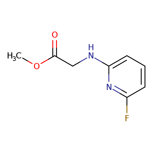 methyl 2-[(6-fluoropyridin-2-yl)amino]acetate
