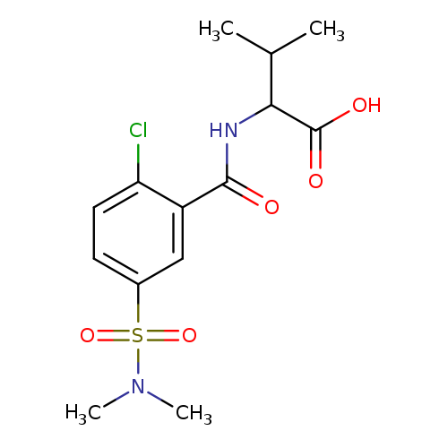 2-{[2-chloro-5-(dimethylsulfamoyl)phenyl]formamido}-3-methylbutanoic acid