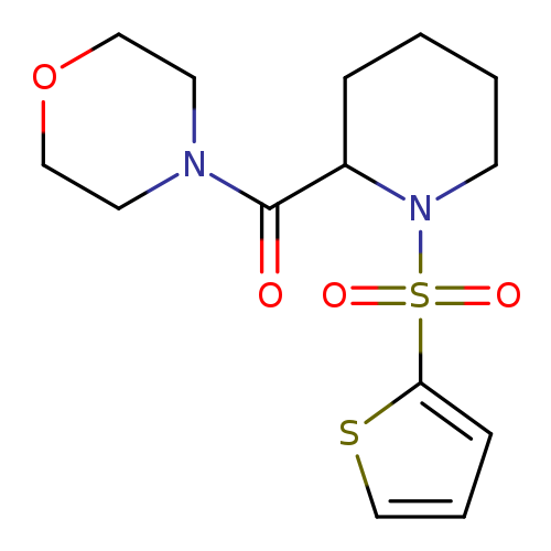 4-[1-(thiophene-2-sulfonyl)piperidine-2-carbonyl]morpholine