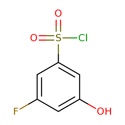 3-fluoro-5-hydroxybenzene-1-sulfonyl chloride