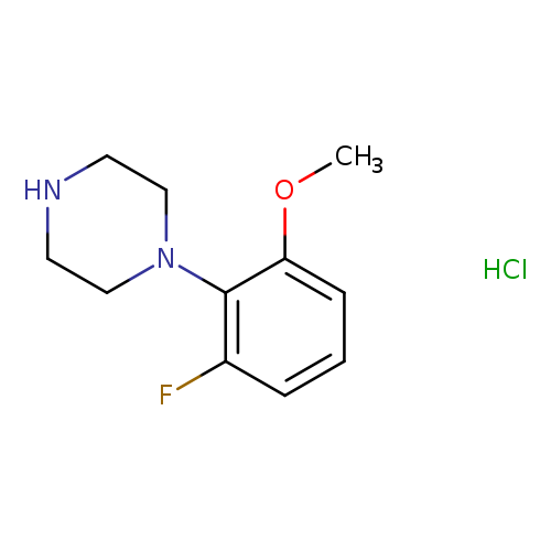 1-(2-fluoro-6-methoxyphenyl)piperazine hydrochloride
