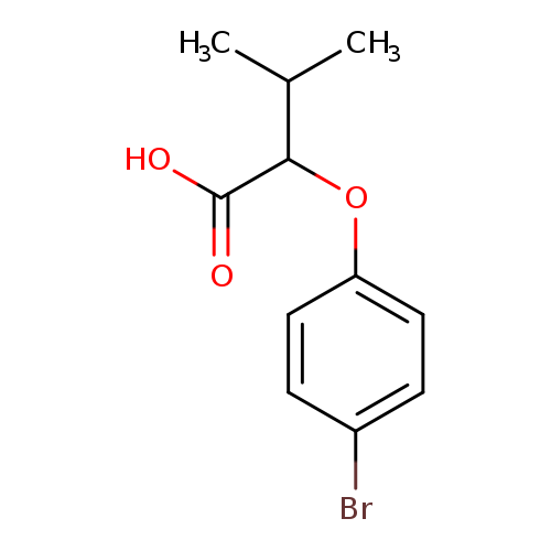 2-(4-bromophenoxy)-3-methylbutanoic acid