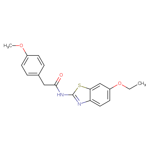 N-(6-ethoxy-1,3-benzothiazol-2-yl)-2-(4-methoxyphenyl)acetamide