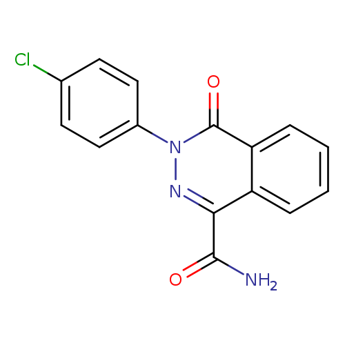 3-(4-chlorophenyl)-4-oxo-3,4-dihydrophthalazine-1-carboxamide