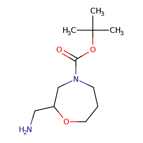 tert-butyl 2-(aminomethyl)-1,4-oxazepane-4-carboxylate