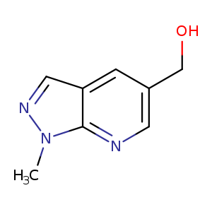 1H-Pyrazolo[3,4-b]pyridine-5-methanol, 1-methyl-