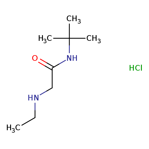 N-tert-butyl-2-(ethylamino)acetamide hydrochloride
