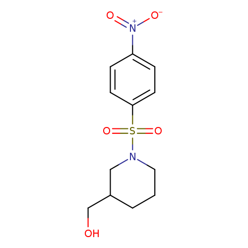(1-((4-Nitrophenyl)sulfonyl)piperidin-3-yl)methanol